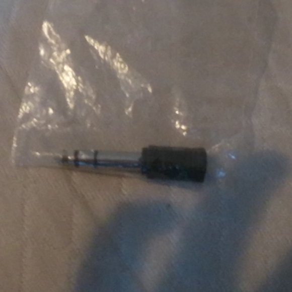 1Pcs 1/4" 6.35mm Stereo Male to 3.5mm Stereo Female Jack Adapter Plug - Picture 1 of 4